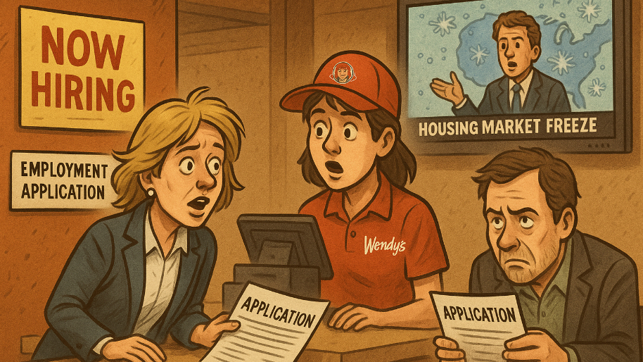 Realtors Swap Open Houses for Drive-Thru Windows After Home Depot Announces a Market-Wide Freeze