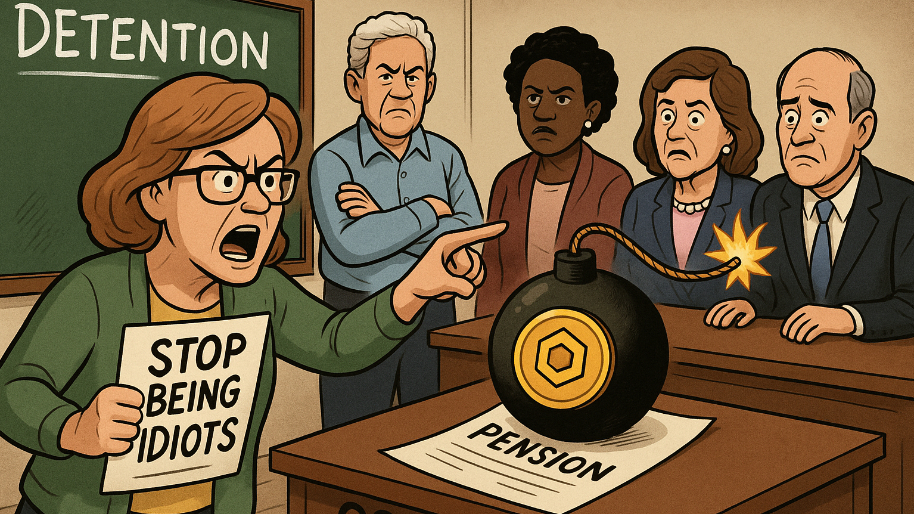 Teachers Accuse Congress of Booby-Trapping Their Pensions With Tokenized Time Bombs