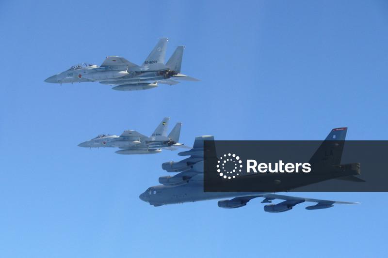 US bombers join Japanese jets in show of force after China–Russia drills, Tokyo says
