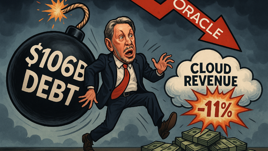 Oracle’s $106B Debt Bomb Detonates as Ellison Dynasty Takes an 11% Cloud Body Blow