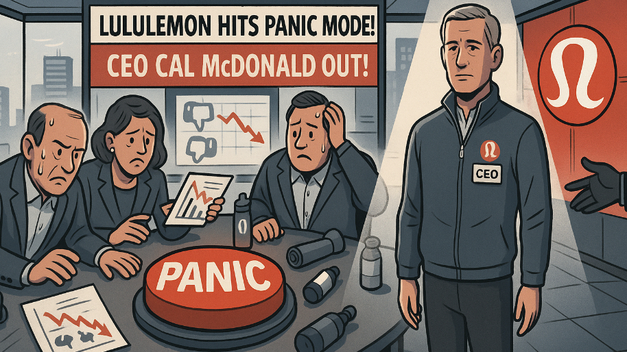 Lululemon Finally Hits the Panic Button, And CEO Cal McDonald Is The Sacrifice…