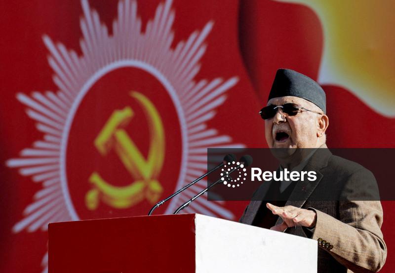 Ousted Nepal PM's party holds biggest rally since Gen Z protests