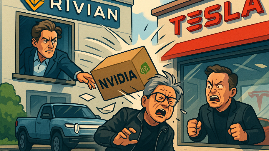 Rivian Pops 18% After Dumping Nvidia and Taking Aim at Tesla’s Most Sacred Revenue Stream