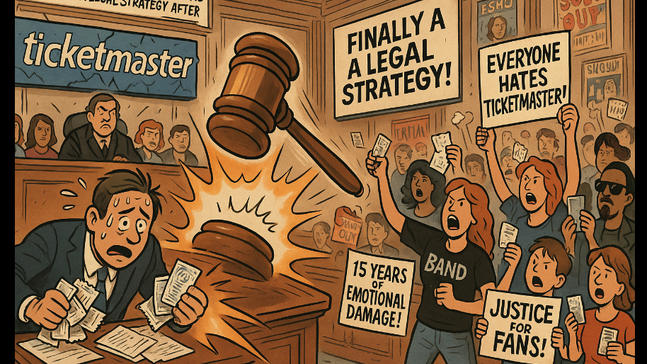 “Everyone Hates Ticketmaster” Is Finally a Legal Strategy After 15 Years of Emotional Damage…