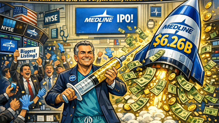 Medline Injects Juice Into IPOs As Years Biggest Listing ($6.26B In Straight Cash Homie)