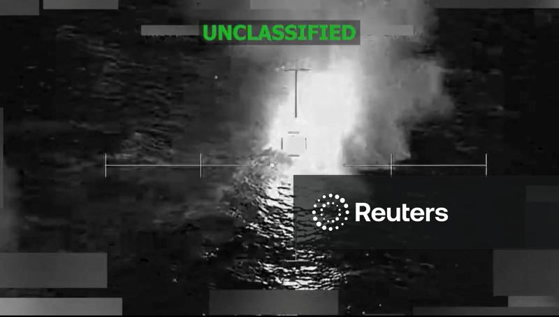 US military says it carried out strikes on two vessels, killing five