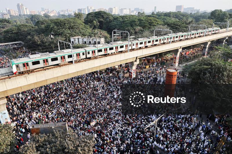 Bangladesh holds state funeral for slain youth leader amid tight security
