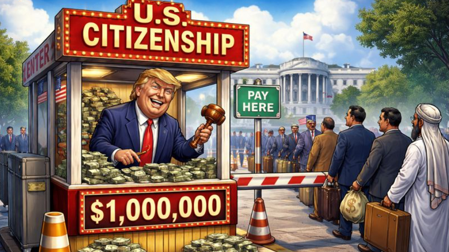 Donnie Politics Finds Backdoor in Immigration Law… Immediately Sets Up a $1M Tollbooth With a Gavel