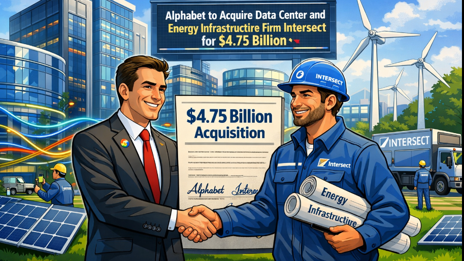 Alphabet to Acquire Data Center and Energy Infrastructure Firm Intersect for $4.75 Billion