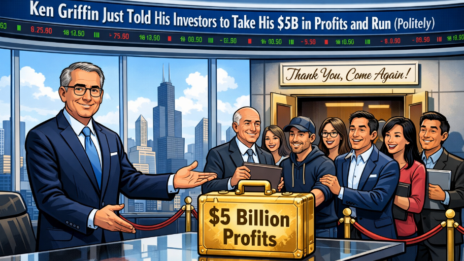 Ken Griffin Just Told His Investors to Take His $5B in Profits and Run (Politely)