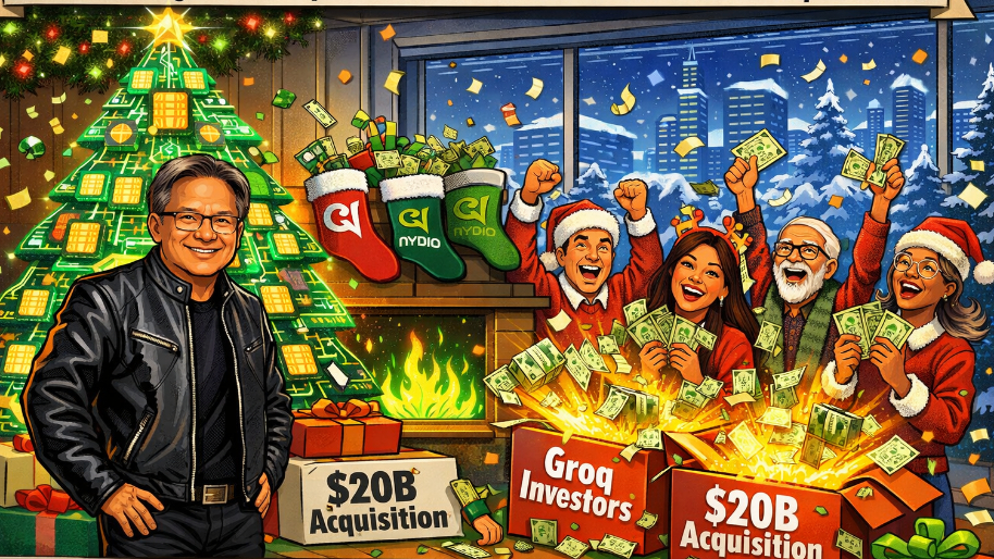 Jensen Huang Gives Groq Investors Christmas Riches After $20B “Acquisition”...