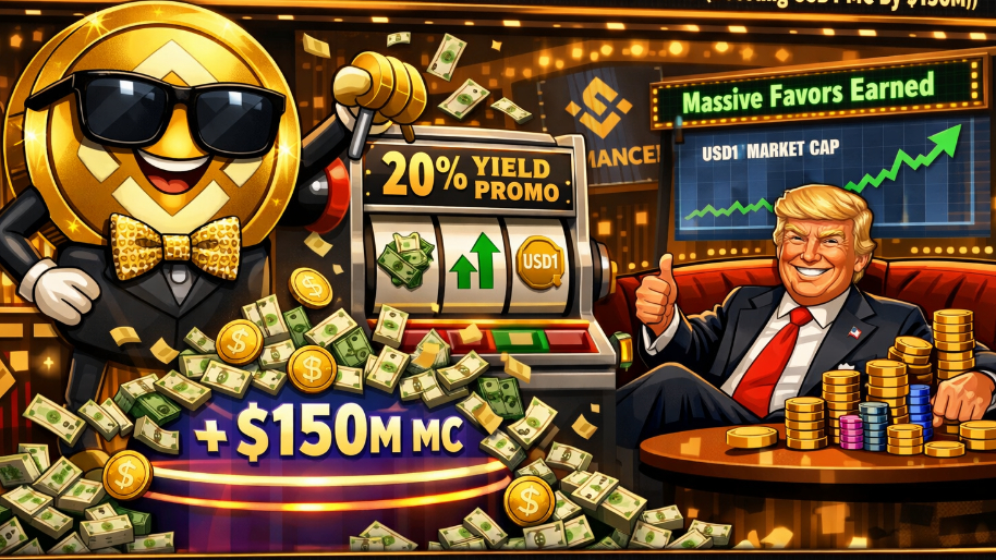 Binance Earns Massive Favors From Trump After 20% Yield Promo (Boosting USD1 MC By $150M)