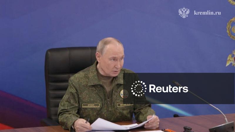 Putin says Russia will achieve its Ukraine aims by force if Kyiv doesn't want peace