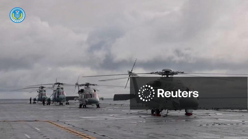 China fires rockets towards Taiwan in war games simulating blockade