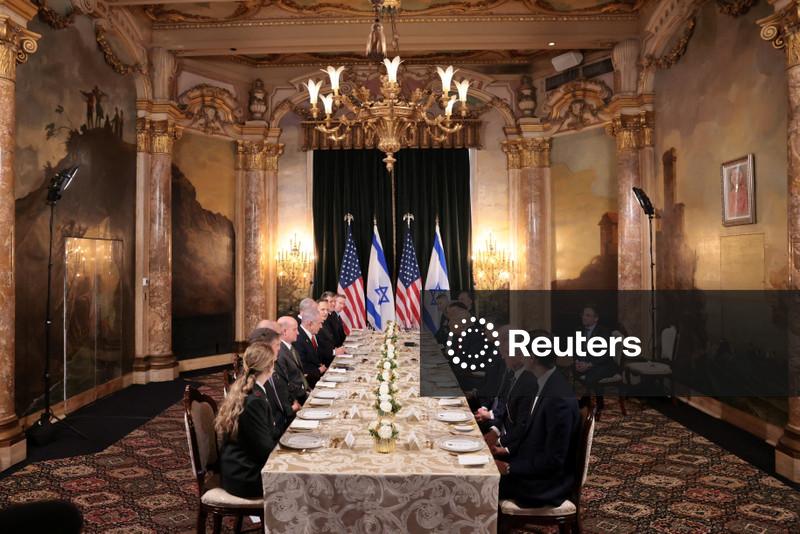 Trump warns Iran of possible strike, urges Hamas to disarm after meeting Netanyahu