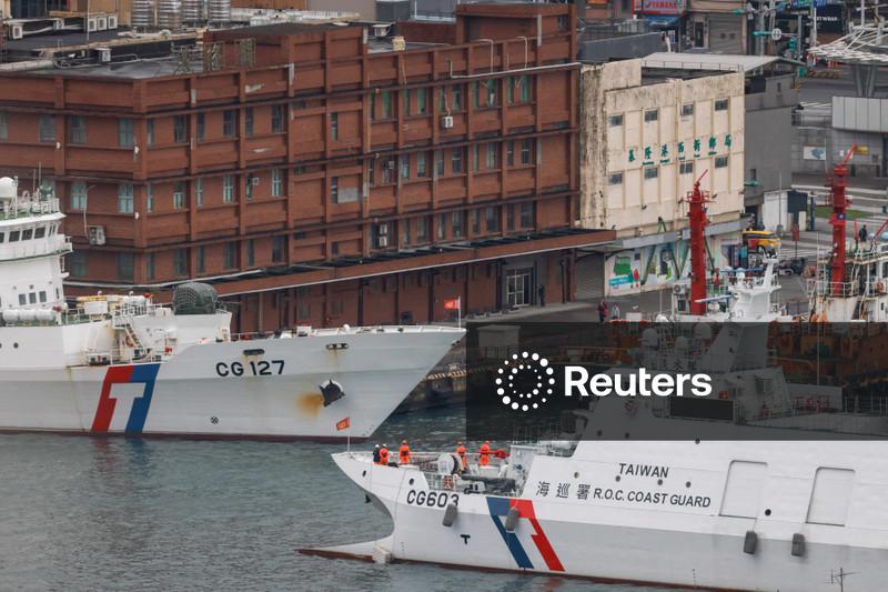 Taiwan stays on high alert as Chinese ships pull back after massive drills