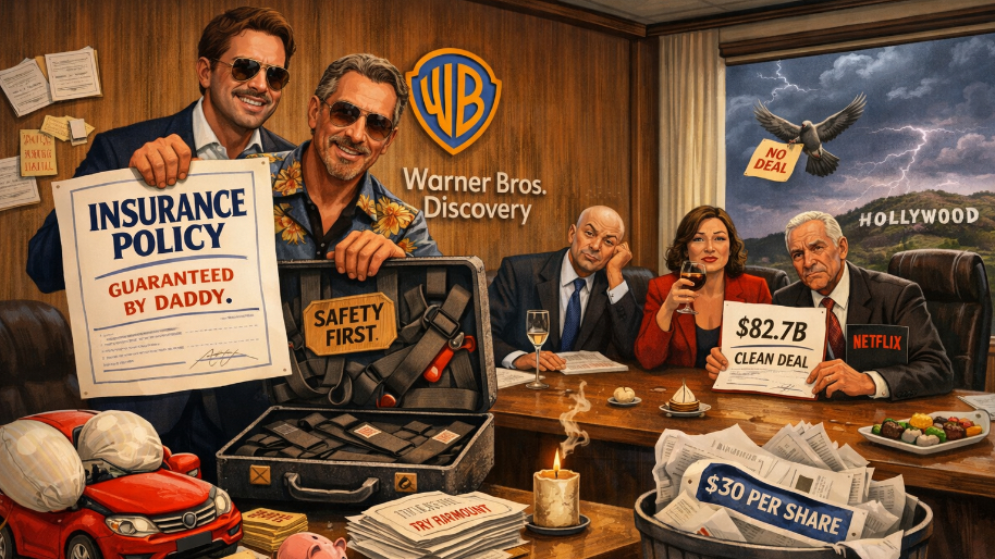 Paramount Gets Rejected AGAIN After Daddy Ellison Tries to Sell Insurance as Value Creation