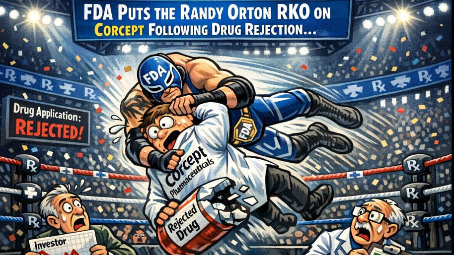 FDA Puts the Randy Orton RKO on Corcept Following Drug Rejection…
