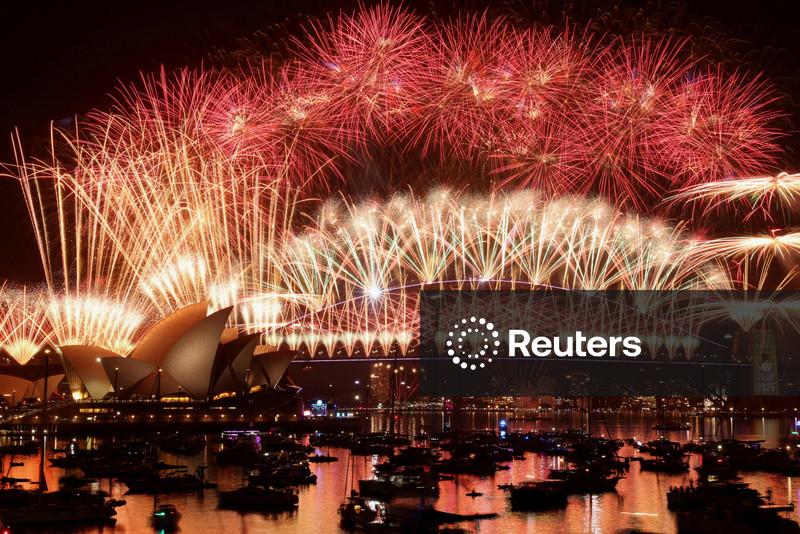 World bids goodbye to 2025 with fireworks and icy plunges