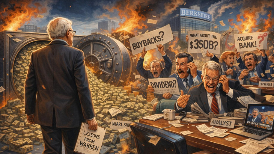 Buffett Exits the CEO Seat After 60 Years… And Leaves Behind $350 Billion in Unanswered Questions