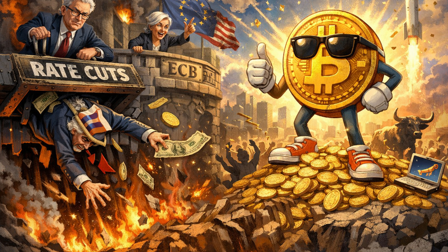 Dollar Logs Worst Year Since 2017 as Rate Cuts Open the Global Trust Trapdoor… Bitcoiners Vindicated