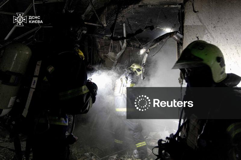 Ukraine says Russian strike on Kyiv leaves first civilians dead this year