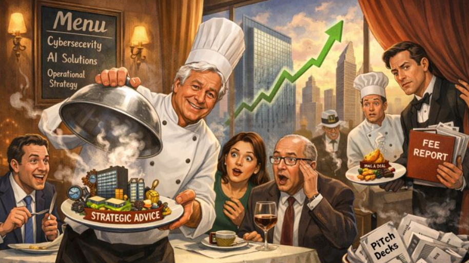 JPMorgan Shares Climb as Jamie Dimon Adds Consulting Services to The Menu