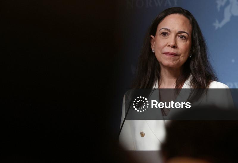 Venezuela's Machado says she hasn't spoken to Trump since October