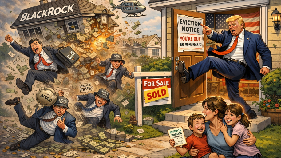 BlackRock Gets Eviction Notice as Trump Targets Institutional Homebuyers (Zillow Browsers Rejoice)