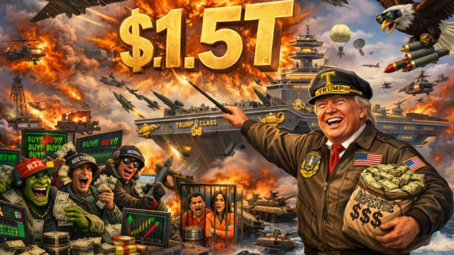 Trump’s $1.5T “Dream Military” Push Sends Defense Stocks Into Absolute Goblin Mode