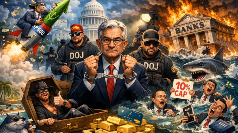 Final Tally: S&P Marches Higher Despite DOJ Witch Hunt… Lenders Get Whacked