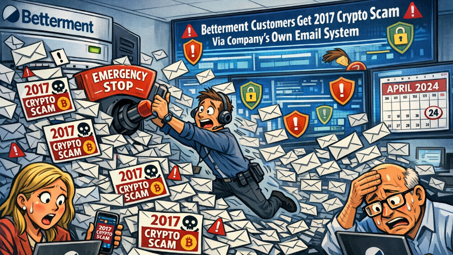 DO NOT REDEEM: Betterment Customers Get 2017 Crypto Scam Via Company's Own Email System