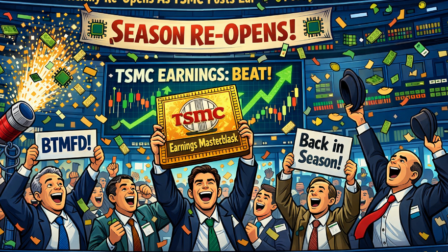 BTMFD Season Officially Re-Opens As TSMC Posts Earnings Masterclass…