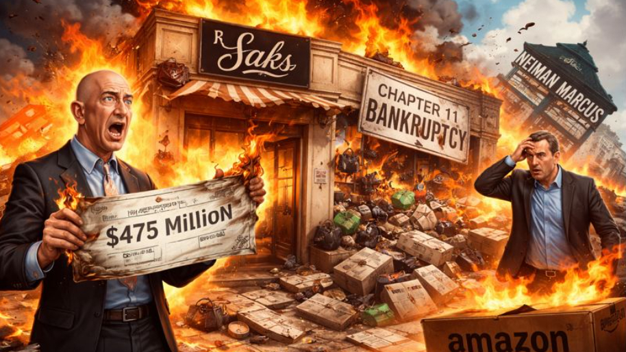 Amazon’s Luxury Fantasy Goes Up in Smoke As Sak Turns $475M Check Into Chapter 11 Ash