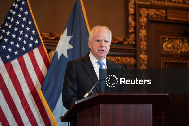 US Justice Department probing Minnesota Governor Walz, other officials, source says