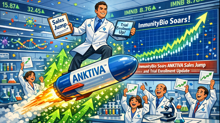 ImmunityBio Soars After ANKTIVA Sales Jump and Trial Enrollment Update