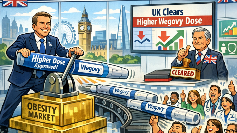 UK Clears Higher Wegovy Dose, Giving Novo Nordisk Another Lever in the Obesity Boom