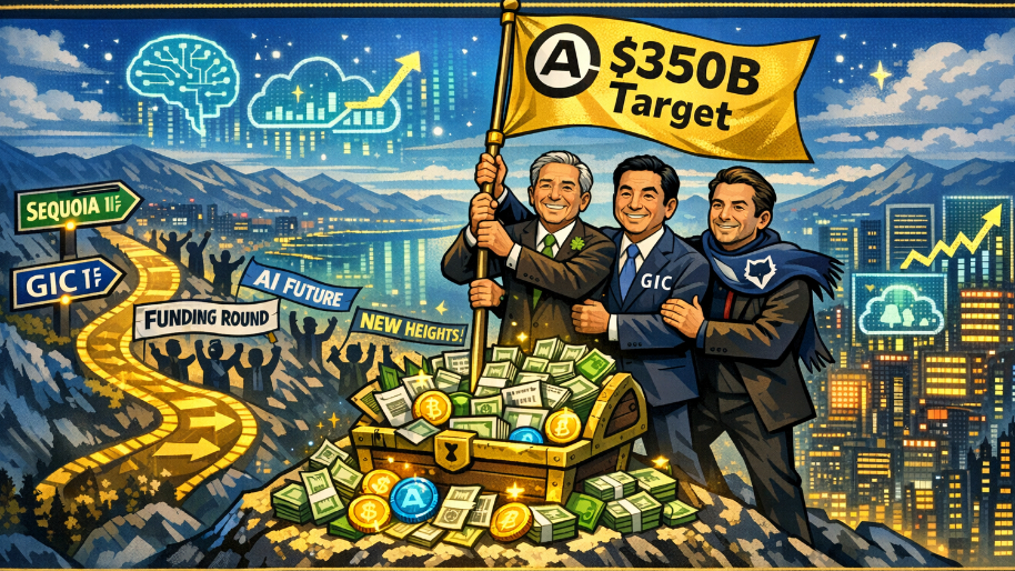 Sequoia Joins GIC, Coatue in New Anthropic Funding Round Targeting $350B Valuation