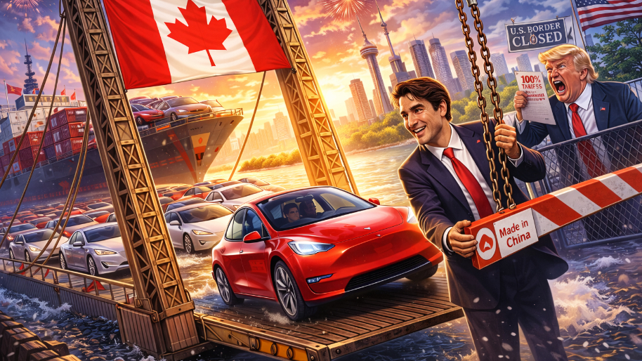 Tesla Gets Much-Needed Win as Canada Lowers the Tariff Drawbridge for Chinese EVs (Trump’s Livid)