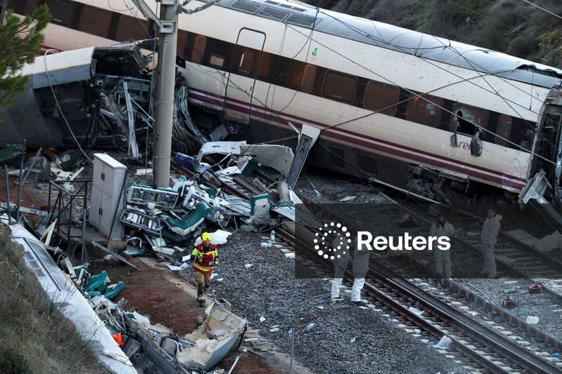 Exclusive-Investigators find broken joint on track at Spanish rail crash site, source says
