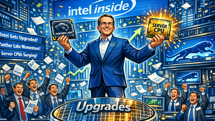 Intel Gets Fresh Upgrades as Wall Street Warms to Panther Lake and Server CPU Momentum