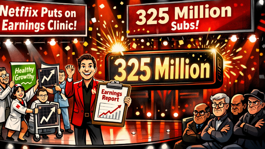 Netflix Puts on Earnings Clinic After Girthy 325 Million Subscriber Numbers (Haters Gonna Hate)