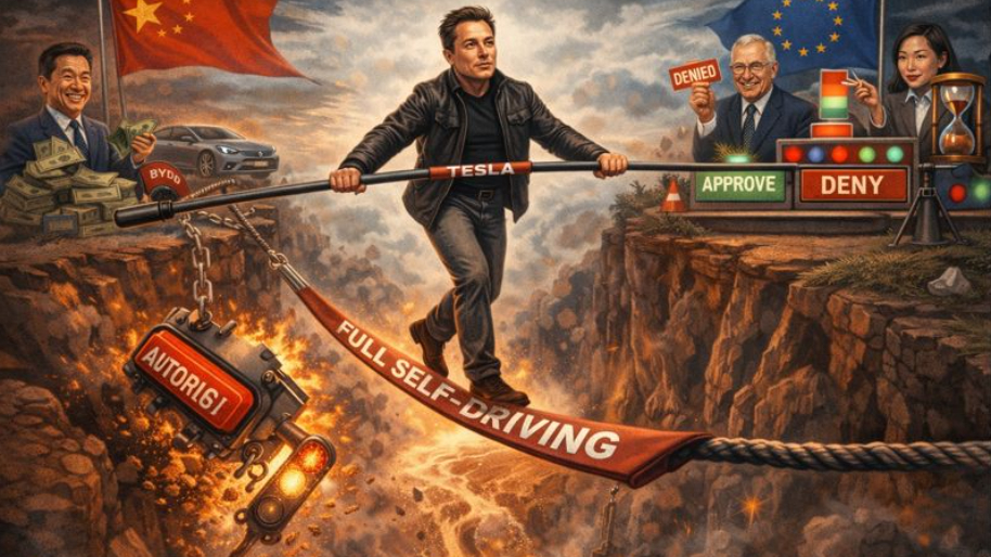Tesla Axes Autopilot and Goes Full Send into FSD… But Regulators Hold the Cards