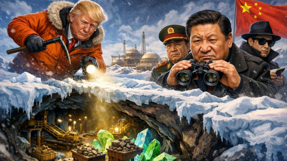 President Trump Looks Under Greenland’s Ice… and China Doesn’t Love What He’s Digging At