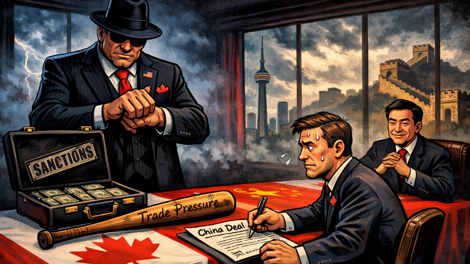 The Don Threatens Breaking Canada’s Kneecaps If China Deal Goes Through…