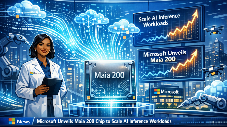 Microsoft Unveils Maia 200 Chip to Scale AI Inference Workloads