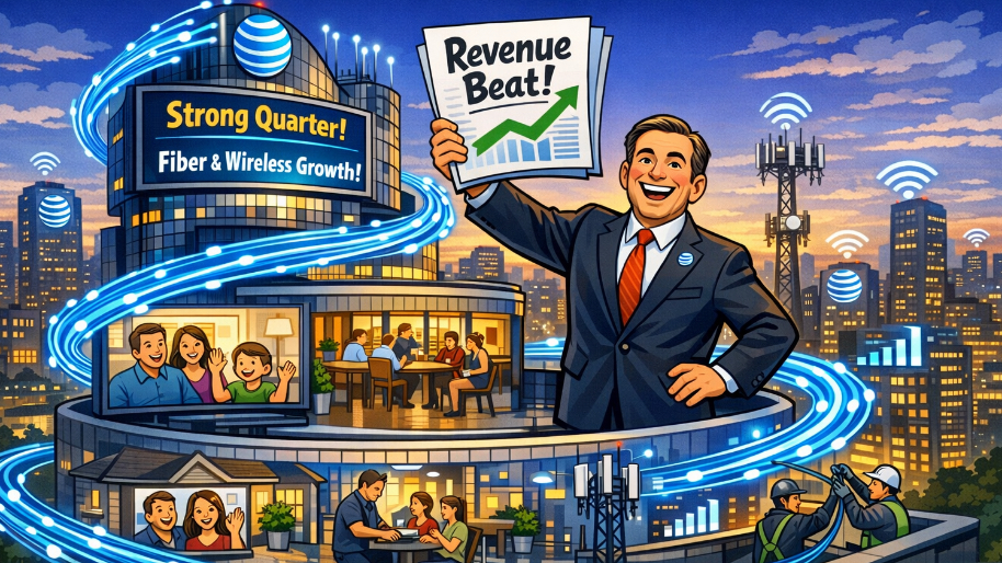 AT&T Posts Revenue Beat as Fiber and Wireless Growth Drive Strong Quarter