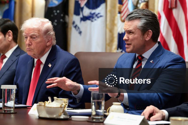 Trump says he plans to talk to Iran while Pentagon prepares for possible action