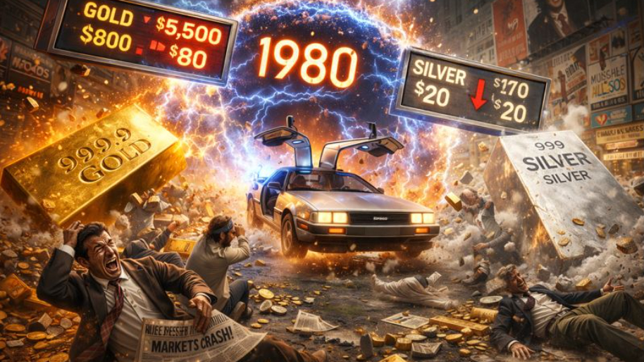 Gold and Silver Relive 1980 as a Once-Red-Hot Metals Rally Collapses in Spectacular Fashion