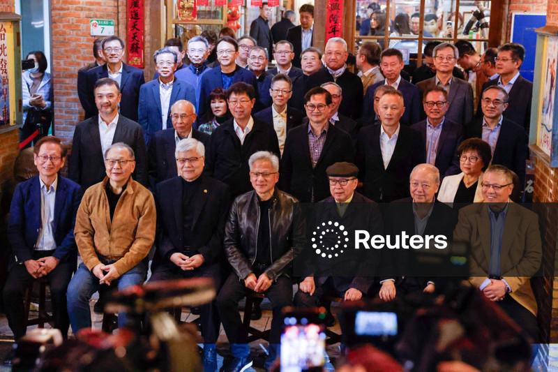 'People's dad' Jensen Huang praises, pushes Nvidia suppliers on mobbed Taiwan visit